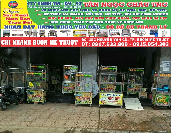 Chi nhánh Buôn Mê Thuột - Inox Tân Ngọc Châu - Công Ty TNHH Thương Mại Dịch Vụ Sản Xuất Tân Ngọc Châu TNC